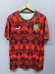 23 24 Maroc T-shirts pour hommes Été loisirs sport tissu respirant Badge broderie sports décontractés en plein air Chemise professionnelle S-2XL