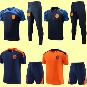 23 24 Nederland Memphis Soccer Tracksuits de Jong Holland 2024 World 2023 de Ligt Wijnaldum Klaassen Dumfries Cup Bergwijn Virgil Pants Polo Training Set