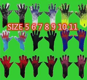 23 24 Nouveaux gants de gardien de but de football Falcon pour enfants professionnels en latex pour adultes respirants durables sans protège-doigts MWR9