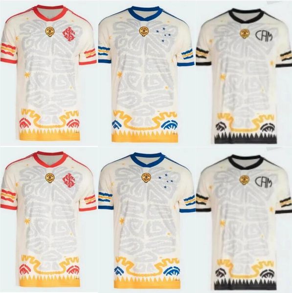 2023 Cruzeiro EC Atletico Maillots de football édition spéciale Mineiro SC Internacional GIOVANNI EDU BRUNO GUERRERO 23 24 VARGAS G.ARANA Maillot de football