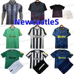 23 24 Newcas TONALI voetbalshirts Kindertenue BRUNO G. WILSON SAINT MAXIMIN ISAK Uniteds voetbalshirt 130e thuis uit derde fans maillot de foot kits