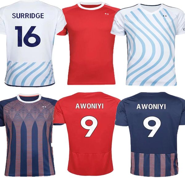 23 24 Nottingham Soccer Jersey GRABBAN Johnson Surridge Forest Awoniyi AMEOBI MIGHTEN KROVINOVIC GIBBS-WHITE DANILO Football Shirt 2023 Kits hommes