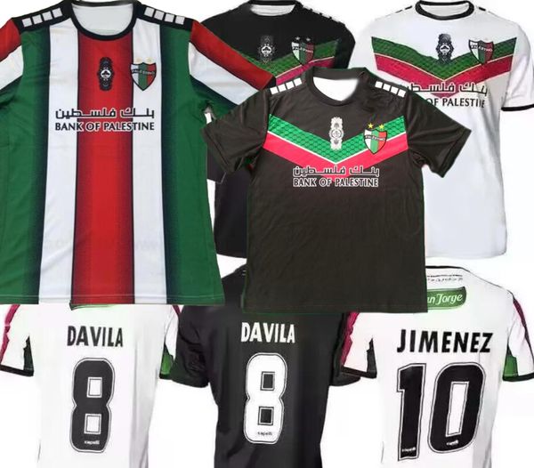 23-24 Palestino 8 DAVILA 10 JIMENEZ Thai Qualité Maillot de football chemises sport en gros populaire DHgate Discount Uniformes de football