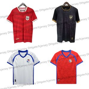 23 24 25 Equipo nacional de Panamá Jerseys de fútbol Cox Tanner en casa Red Red White Football Shirts Uniformes de mangas cortas Maillot de Foot Kits Camiseta Futbol 2024