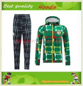 2023 2024 Sénégal Soccer Tracksuit Mane Koulibaly Gueye Kouyate Sarr Maillot de Football Football Long Manchet Training Suit Veste survivant Sweet