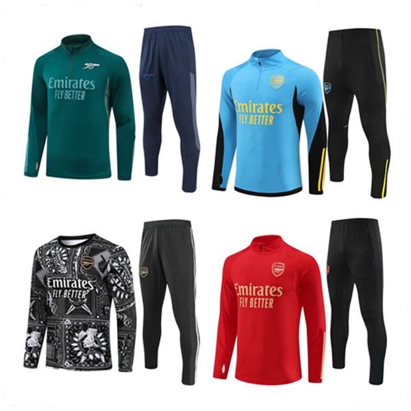 23 24 PEPE SAKA Survêtement Arsen rose Maillots de football de football 2023 2024 Combinaison d'entraînement Gunners Odegaard Thomas Tierney Smith Rowe Transport Hommes Kit de vêtements de sport pour enfants