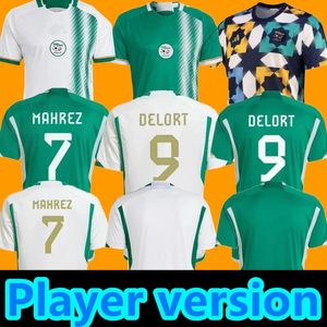 23 24 jugador Argelia MAHREZ ropa de entrenamiento camisetas de fútbol jugador FEGHOULI BOUNEDJAH ATAL 2023 2024 camiseta de fútbol SLIMANI BENNACER BENSEBAINI camisetas de fútbol