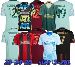 23/24/25 Speler Fans versie Atlanta United Voetbalshirts 2023 2024 2025 FC LOBJANIDZE ALMADA GIAKOUMAKIS MUYUMBA SLIZ GREGERSEN WILEY 23 24 25 voetbal heren en kinderen