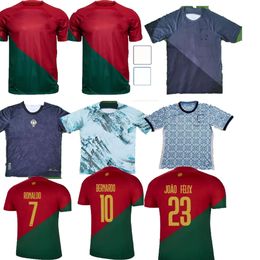 23/24 Portuguesa portugal voetbalshirts RUBEN RONALDO Portugieser 23/24 Portugees voetbalshirt Heren tenue sets WK team Portugals tops thailand