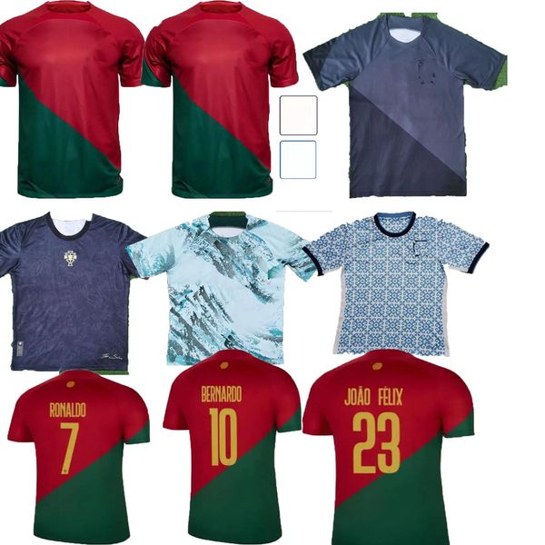 23/24 Maillots de football Portuguesa Portugal RUBEN RONALDO Portugieser 23/24 Maillot de football portugais Ensembles pour hommes Équipe de la Coupe du monde Portugals en tête de la Thaïlande