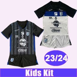 23 24 Queretaro Kit enfants Maillots de football P. YRIZAR P. BARRERA ESCAMILLA Chemises de football à domicile Uniformes à manches courtes