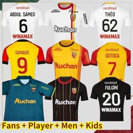 23 24 RC Lens KAKUTA Jerseys de fútbol Fans Versión del jugador Maillot Inicio Amarillo Saint-Barbe Especial OPENDA GANAGO SOTOCA FOFANA Camiseta de fútbol 2023 Niños NOTRE SANG