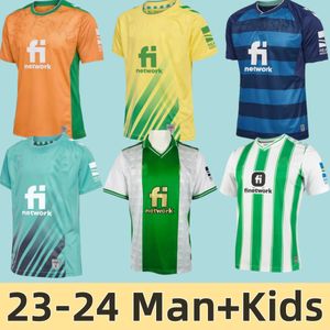 23 24 Camisetas de fútbol del Real Betis Final de la Copa del Rey Visitante Joaquín B. Iglesias Camiseta de fútbol Estadio Juanmi 88 89 Retro 2023 Especial niños portero manga corta