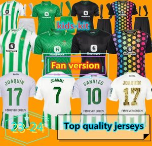 23 24 Real Betis Camisetas de fútbol ISCO 2023 2024 JOAQUIN FEKIR B.IGLESIAS CANALES WILLIAN J Camisa WILLIAM CAMARASA PAUL JUANMI VICTOR RUIZ Menkids Uniforme de fútbol