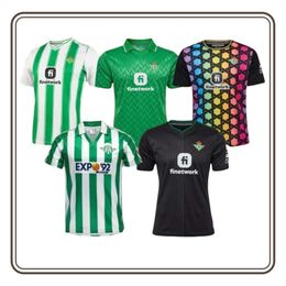23 24 Real Betis Soccer Jerseys 2023 2024 Fans Joaquin Fekir B.iglesias Canales Willian J Shirt William Camarasa Juanmi Victor Ruiz voetbalshirt Kids Kit Uniform