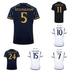 23 24 Real Madrids Bellingham voetbalshirts Vini Jrs Real Madrids Camavingas Tchouamenis Modrics Rodrygo voetbalhirtspeler Camiseta Men Kids 2023