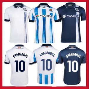 23 24 Real Sociedad Soccer Jerseys Hommes Set Kit Enfants Barrene Merino Carlos Fdez Oyarzabal Prendre Soroth Silva Football Shirts T 2023 2024 Équipement à domicile troisième 3ème