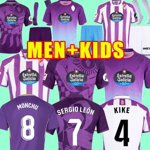 23 24 Real Valladolid Weissman voetbalshirts 2023 2024 Andre Oscar Plano voetbalshirt R.Alcaraz Toni Villa L.olaza Men Kids Sergi Guardiola Camiseta Marcos derde