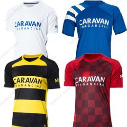 23 24 Real Zaragoza voetbalshirts 2023 2024 speciale editie blauw voetbalshirt 90's Retro 92-93 Camiseta De Futbol Home White Away Derde 3e Heren IVAN VADA