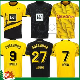 23 24 Reus Reyna Soccer Jerseys 2023 Cup-versie Dortmund Kamara Hummels Adeyemi Brandt Shirt Hazard Ryerson Bynoe-Gittens Kids Kit Voetbaluniformen