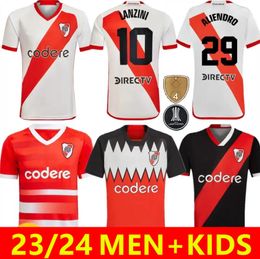 23 24 River Plate Soccer Jerseys Quintero de la Cruz Suarez Borja Solari Beltran Londono Zuculini Palavecino Arco 2023 2024 Home Away Football Shirts