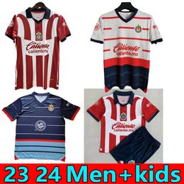 23/24 S-4XL Chivas de Guadalajara voetbalshirts I. BRIZUELA 2023 2024 LIGA MX A. VEGA J. SANCHEZ S. FLORES voetbalshirt t F. BELTRAN GONZALEZ G. OROZCO heren kinderkits sets