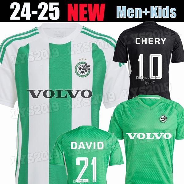 23 24 S.Menachem Israel camisetas de fútbol Maccabi Haifa especial 2023 2024home HAZIZA#8 G.DONYOH#11 camiseta de fútbol T.Chery#10 J.Cohen#44 hombres Jerseys kit para niños