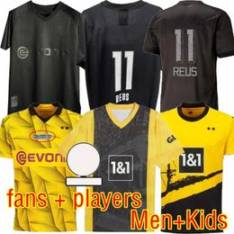 23 24 Finales Sancho Soccer Jerseys Reus Dortmunds 50 ans à Westfalenstadon Special 2024 Football Shirt Men Kids Kit