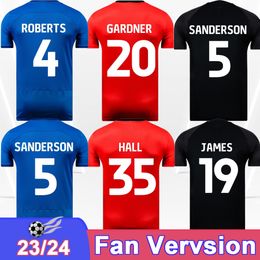23 24 Sanderson Mens Soccer Jerseys Gardner Dembele Jutkiewicz Hogan Pritchard Hall Buchanan Roberts Home Away Football Shirts