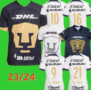 S-3XL Liga MX FC Unam C.Huerta Soccer Jerseys Fans 23 24 Home Away 3rd Salvio J.Rodriguez Football Shirt L.Lopez Amaury G. Camisetas Dinenno H.Meritao A. Ortiz Maillots 999