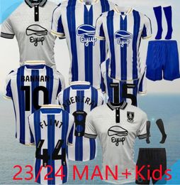 23/24 SheffIElD Woensdag Voetbalshirts 2023 2024 GREGORY ADENIRAN FAMEWO DELEBASHIRU FLINT Will Vaulks Callum Smith Voetbalshirts