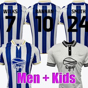 23/24 SHEFFIELD MERDICUAIRE SOCCER Maillots 2023 2024 Heneghzn Adeniran Famewo Delebashiru Flint Will Vaulks Callum Smith Football Shirts