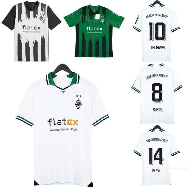 23 24 Football Borussia Mönchengladbach Jerseys Club Team 10 NEUHAUS 31 CVANCARA 3 ITAKURA 14 PLEA 29 SCALLY 19 NGOUMOU PEFOK WEIGL WOBER HONORAT Kits de maillots de football