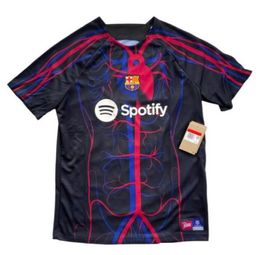 23 24 voetbalshirt Barcelona 125TH Special PEDRI LEWANDOWSKI GAVI GUNDOGAN F. DE JONG camiseta de futbol FERRAN 2023 2024 Voetbalshirt voor volwassenen heren kinderkit S-4XL