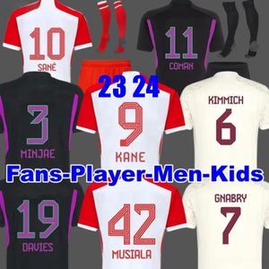 23 24 Voetbalshirt KANE 2023 2024 Bayern Voetbalshirt SANE GORETZKA GNABRY Camisa De Futebol Heren Kinderkits KIMMICH Fans Speler JOAO CANCELO Neuer