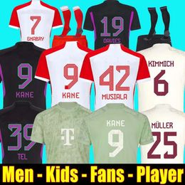 23 24 Maillot de football KANE 2023 2024 Maillot de football SANE GORETZKA GNABRY Camisa de Futebol Hommes Enfants Kits Kimmich Fans Joueur BayernMunich JOAO CANCELO Neuer