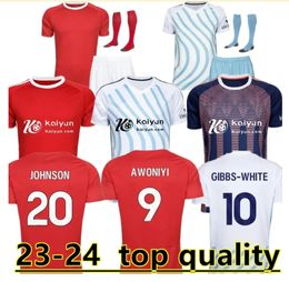 23 24 Jersey de fútbol Nottingham GRABBAN Johnson Surridge Hombres Niños Bosque Awoniyi AMEOBI MIGHTEN KROVINOVIC Zinckernagel LINGARD Camiseta de fútbol