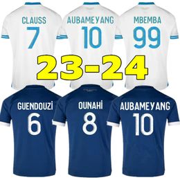 23 24 voetbalshirts 2023 2024 MBEMBA maillot voet CUISANCE GUENDOUZI NDIAYE CLAUSS VITINHA voetbalshirts heren kinderen VERETOUT Onder NUNO HARIT