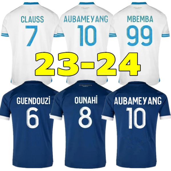 23 24 camisetas de fútbol 2023 2024 MBEMBA maillot pie CUISANCE GUENDOUZI NDIAYE CLAUSS VITINHA camisetas de fútbol hombres niños VERETOUT bajo NUNO HARIT