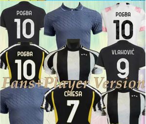 24 25 Juventu Soccer Jerseys Di Maria 2024 Juve Football Shirts Fans Player Version Mens Kids Kits Yildiz Maglia Juventus Home Away 3rd Vlahovic Bonucci Kean