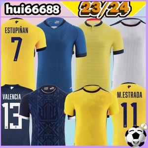 23/24 voetbalshirts HINCAPIE MARTINNEZ 2023 2024 VALENCIA CAICEDO CAMPANA EcuadorS mannen Voetbalshirt