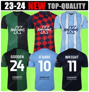 23/24 maillots de football SIMMS O HARE SHEAF GODDEN GYOKERES ALIEN ECCLES BIDWELL 2023 2024 hommes ensemble enfants kit maillots de football maison troisième 3ème