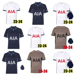 23 24 FILS Soccer Jerseys ROMERO KULUSEVSKI RICHARLISON KULUSEVSKI 2023 2024 VEN BISSOUMA JOHNSON Tottenham Kit de football chemise SPURS top hommes ensembles