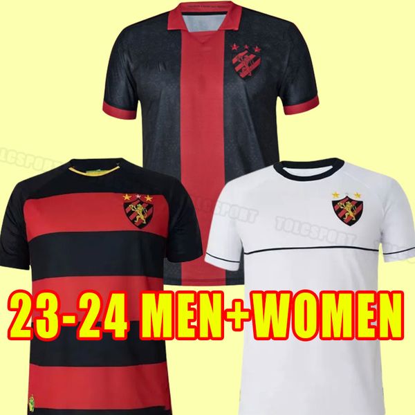 23 24 Sport Club Do Recife Soccer Jerseys 2023 2024 Man Shirts Hernane Maidana Thiago Neves Football Shirt Camisa de Leao Home Red Women Away