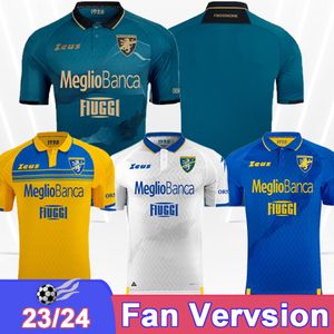 23 24 SSC Bari Mens voetbaltruien Botta W.Cheddira d'Errico Maiello Scavone Home Away 3e 4th Football Shirt Adult Short Sleeve