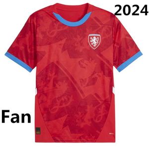 2024 Tsjechië Soccer Jerseys Euro Cup Nationaal Team Home Away Football Shirts Nedved Novotny Poborsky Chytil Schick Hlozek Soucek Sadilek Shirt