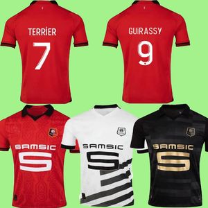 23 24 Stade Rennais CAMAVINGA Soccer Jersey DOKU 2024 2023 Rennes BOURIGEAUD Maillots De Foot TRUFFERT TERRIER MAOUASSA NZONZI AGUERD Maillot de football