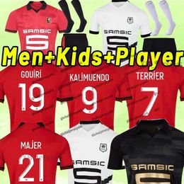 23 24 Stade Rennais voetbalshirts GOUIRI BLAS Rennes TERRIER BOURIGEAUD KAMALDEEN KALIMUENDO Maillots De Foot 2023 2024 DOKU E. LE FEE _Jersey