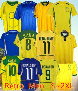 1998 Brésil maillots de football ZICO chemises rétro Carlos Romario Ronaldinho 2004 camisa de futebol 1994 Brésil 2006 1982 RIVALDO ADRIANO JOELINTON 1988 2000 1957 2010 99