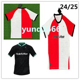 2024 2025 Feyenoords Kokcu Soccer Jerseys 24 25 Home Away Trauner Hartman Gimenez Paixao Taabouni Timber Het Legioen Fútbol Camiseta